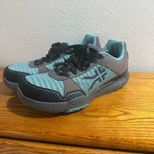 KURU Black and Teal Women's Shoes
